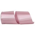 Reliant Ribbon 4 in. 50 Yards Single Face Satin Allure Ribbon, Rose Water 4700-422-10K